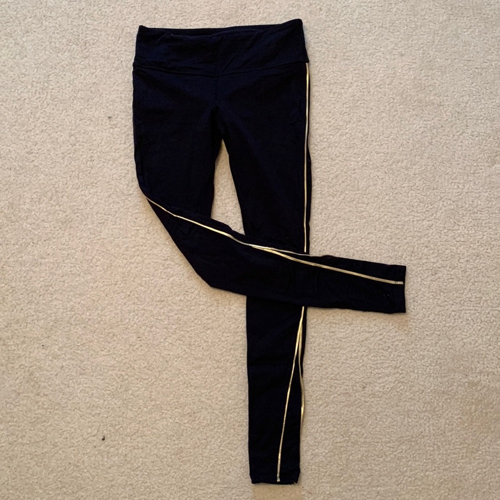 Pure Barre x Splits59 Gold Stripe Leggings